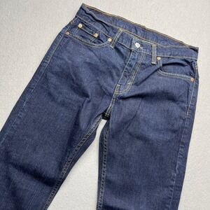 Levi's 527 Slim Bootcut Jeans Dark Wash Indigo Blue 30x30 Mens Denim